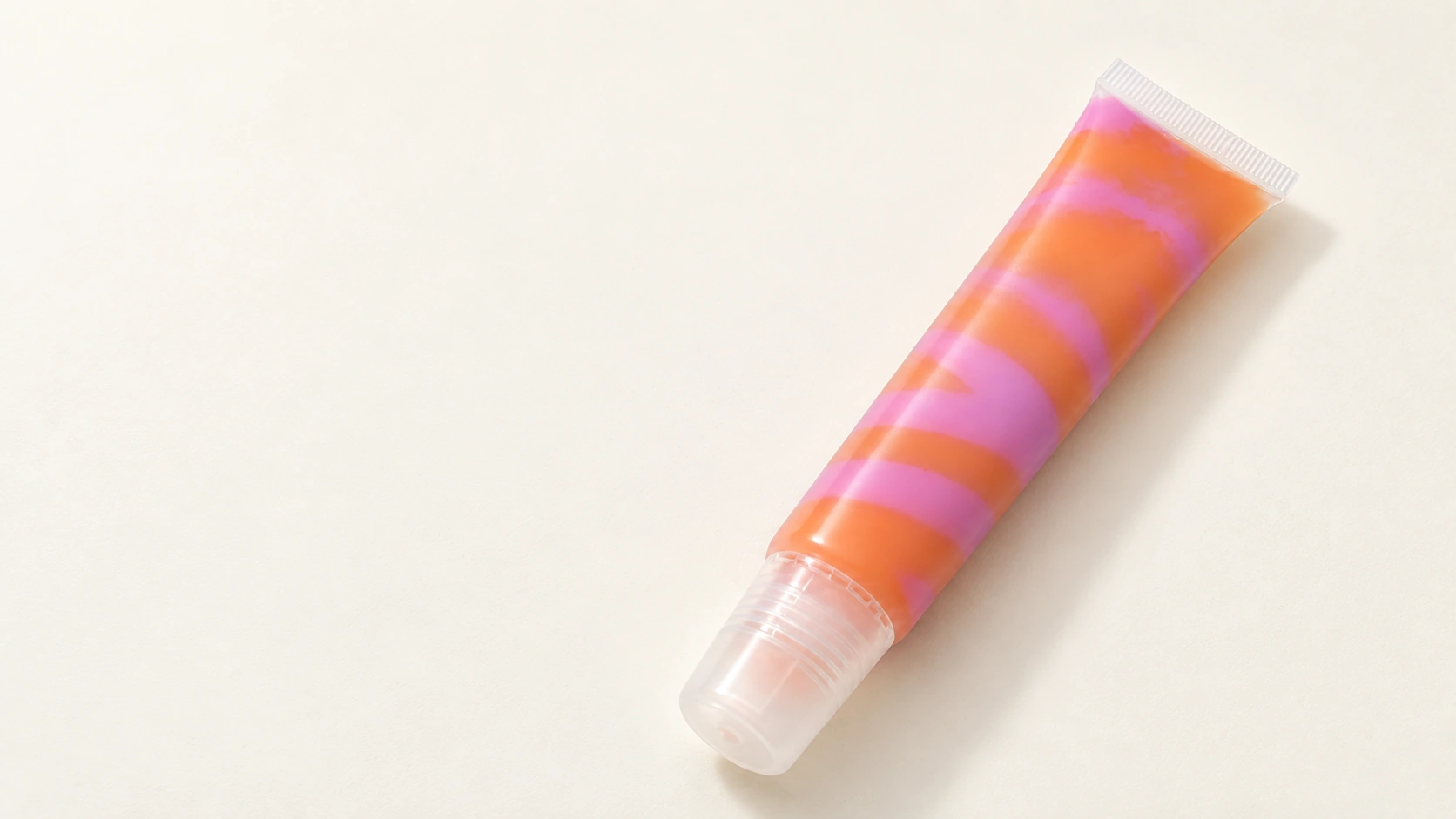 Two-tone lip sample from supplied footage, composed and retouched with AI